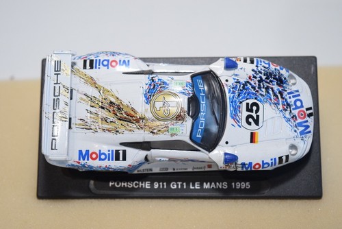 B20 1:43 ALTAYA IXO ATLAS HACHETTE PORSCHE 911 GT1 LE MANS 1995 MOBIL STUCK MIP - Picture 8 of 9