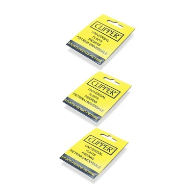 Clipper Universal Flints Suitable for All Lighter Brand (3X Pack of 9) 27 Flints