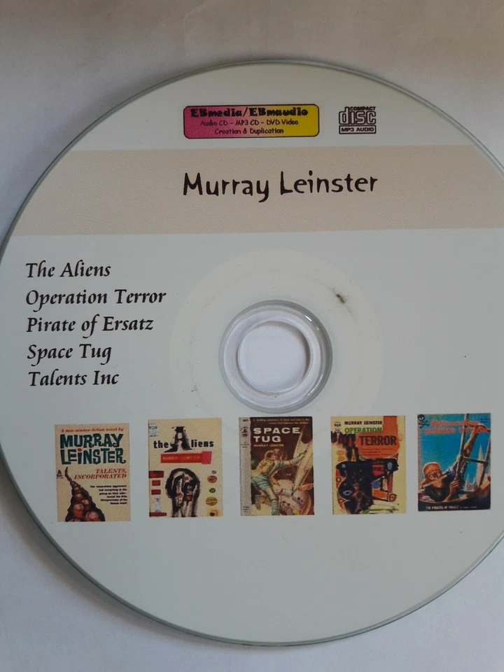 MURRAY LEINSTER, Aliens, Invasion and Others Mp3 CD (SCI FI)