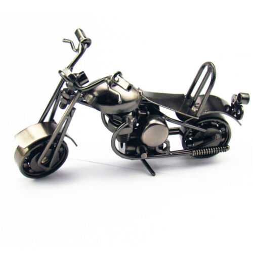  Motorbike Decor Bronze Motorcycle Model Diecast Motorcycles Travel Ship - Photo 1/9