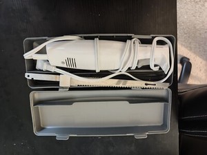 Used Works Perfectly Hamilton Beach Carve 'N Set Electric Knife With Case