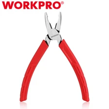 WORKPRO 6.5" Linesman Plier Screw Extractor Plier Nonslip Jaw Screw Remover Tool