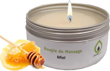 Purespa Bougie De Massage Naturelle Parfumée Bio - 100% Sensuel Et Relaxant (Mie