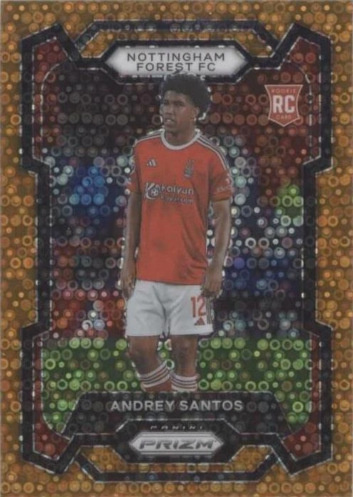 サントス アンドレイ出品 Palmeiras Andrey Santos Soccer Cards