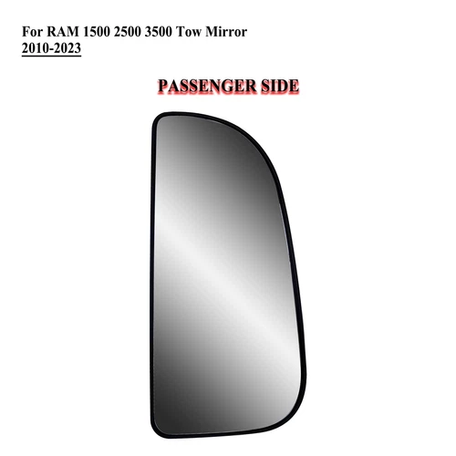 Passenger Right Side Towing Mirror Small Glass for 10-22 RAM 1500 2500 3500