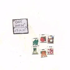 Seed Packets -  dollhouse miniature FR40151 1/12 scale Farrow Industries