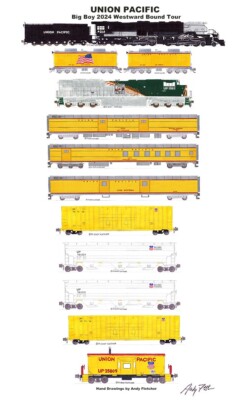 Union Pacific Big Boy #4014 2024 Train w/ WP 11
