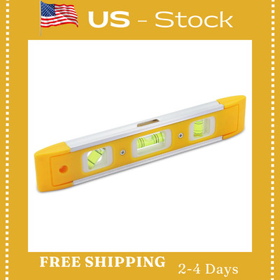 9 Inch (230 cm) Torpedo Level Magnetic, Small Leveling Tool with 3 Bubble
