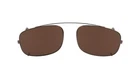 FLEXON 600 CLIP-ON Shiny Brown 200 Size 52 Eyeglasses