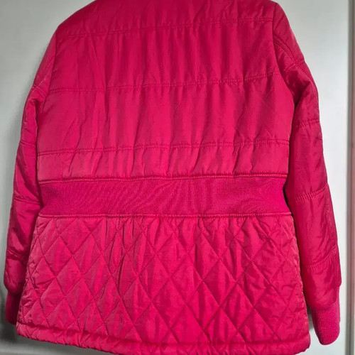 Crocodile Pink Padded Coat 95 Official