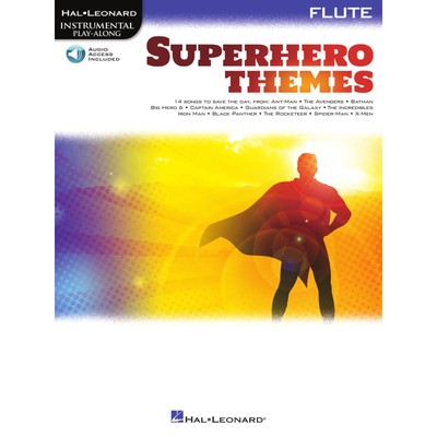 Hal Leonard Instrumental Play-Along: Superhero Themes - Flute - ﻿Noten für