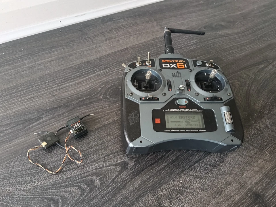 SPEKTRUM DX6 DX6i controller transmitter RC RADIO plane helicopter set DSMX DSM2 - Image 3 of 4