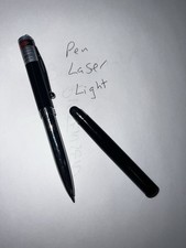 3 In 1 Laser Pointer Pen Red, Flashlight, Black Fine Point Pen . Vintage