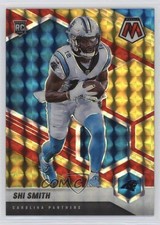 2021 Panini Mosaic Rookies Choice Fusion Red & Yellow Prizm 62/80 Shi Smith 1k4r