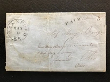 1849 Letter with California Gold Rush Content