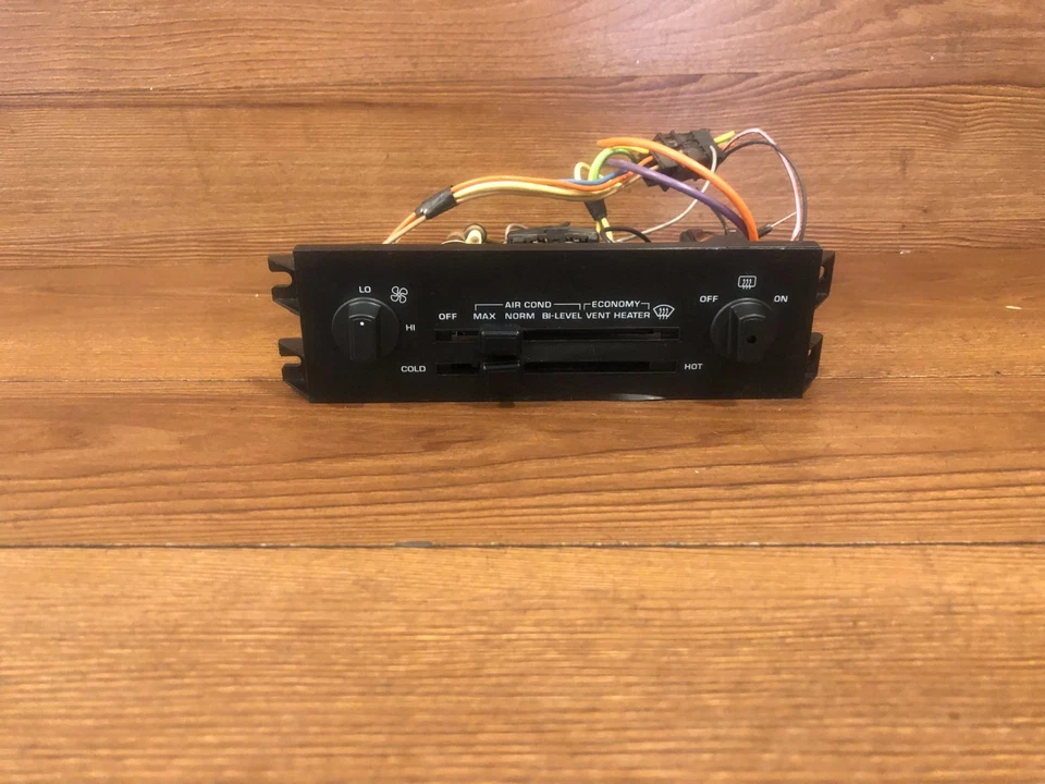 1984-1989 CHEVY CORVETTE C4 MANUAL AC  A/C AIR CLIMATE CONTROL HEATER SWITCH OEM - Image 3 of 4