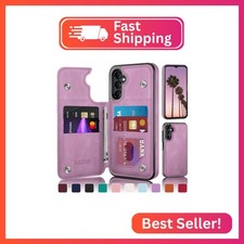 DJDUCK Designed for Samsung Galaxy A16 5G Case Wallet with Card Holder, Magneti