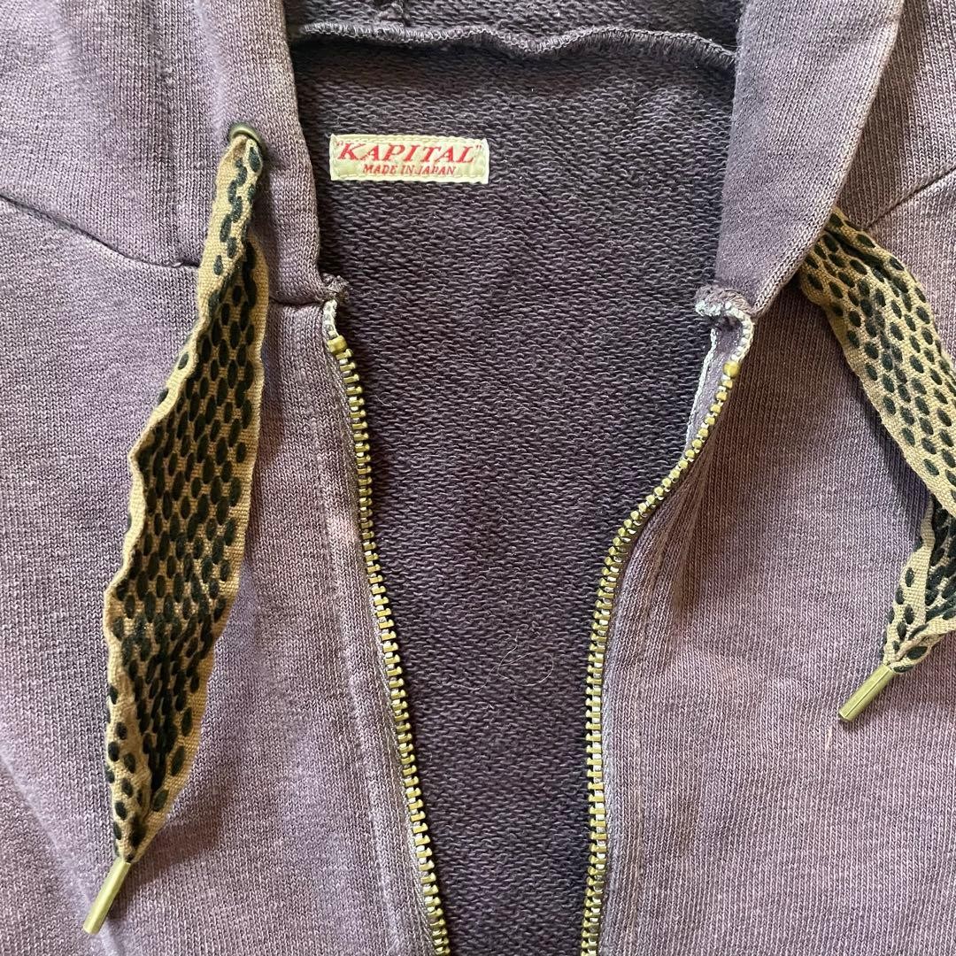 KAPITAL Purple Hooded Parka Sample Size M Rare Sample Made in Japan good conditi