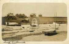 South Dartmouth Massachusetts Salters Point RPPC Photo Postcard COPY