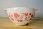 Vintage  Pyrex  PINK GOOSEBERRY  Nesting Bowl 441 1 1/2 pt  USA Ovenware