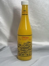 VTG 1984 NSDA IBIE Chicago IL Convention Painted Soda Bottle With Cap - Empty