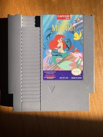 Nintendo NES Lot Of 5 Games (karate Kid, Little Mermaid, Tetris, More)