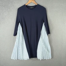 Tuckernuck Pomander Place Dress Womens Small Knit Devon Swing Striped Accents