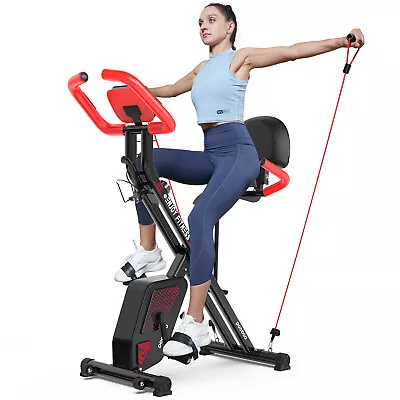 POOBOO Indoor Exercise Bike Stationary Bike Cycling Bicycle Cardio Fitness Workout Bike