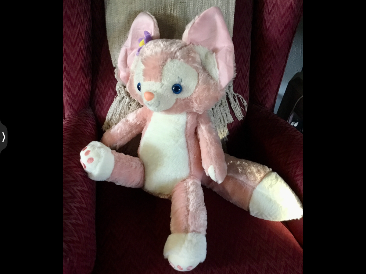 NEW XL BIG! 33” DISNEY DUFFY FRIEND LINABELL LINA BELL FOX PLUSH