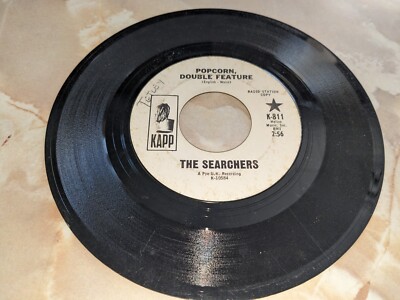 The Searchers    Popcorn, Double Feature/Lovers 45 Promo Kapp 7'' Rock 1967