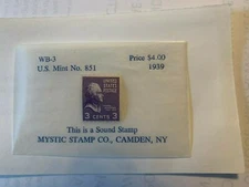 Nice Early 1939 #851 MOGNH  FV  Washington   Please refer to pictures