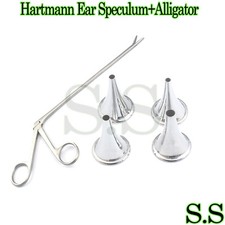 5 Pcs Set HARTMAN Ear Speculum Micro Alligator 3"ENT Surgical Nasal DS-1143