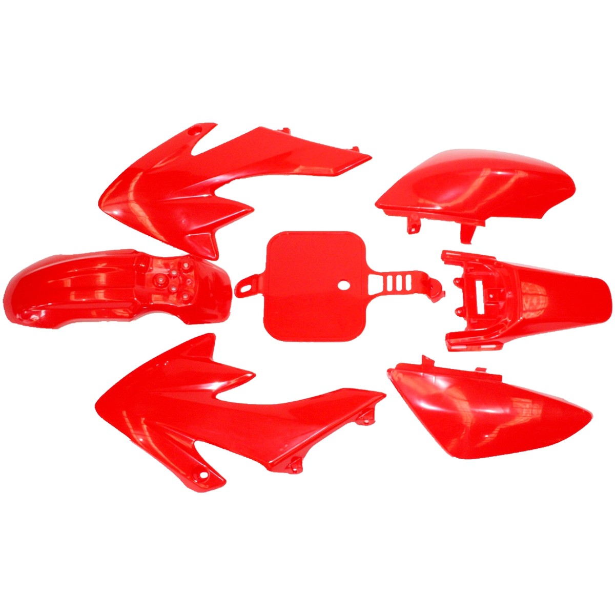 RED Plastics Guard Fairing Fender Kit CRF50 110cc 125cc PIT PRO