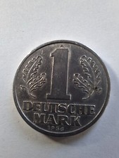 1 Mark DDR 1956 A Aluminium Stempelglanz matt 3. Exemplar