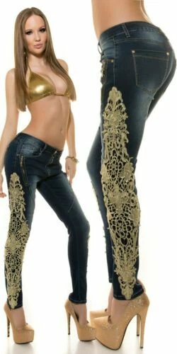 Pantalones de mujer azules