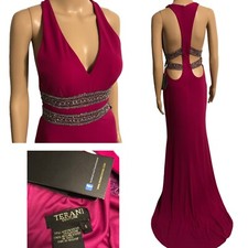 New TERANI COUTURE Gown Sz 6 NWT 450 Pageant Prom Special Occasion Dress Bling