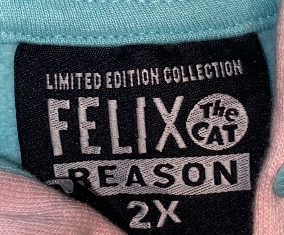 Reason Brand Felix The Cat “Let’s Get The Money” Hoodie Men’s Size 2X