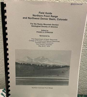 Frank G Ethridge / Field Guide Northern Front Range and Northwest Denver Basin