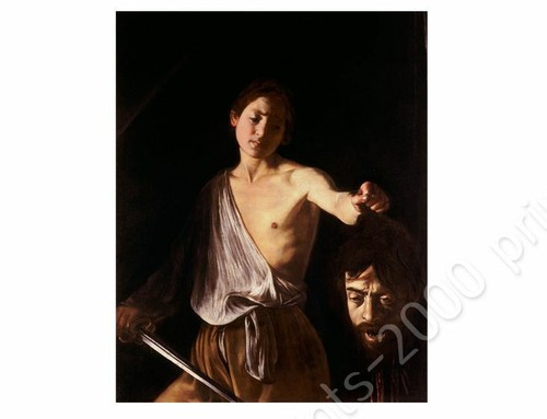 David With The Head Of Goliath by Caravaggio | Poster or Wall Sticker Decal | - Picture 3 of 18