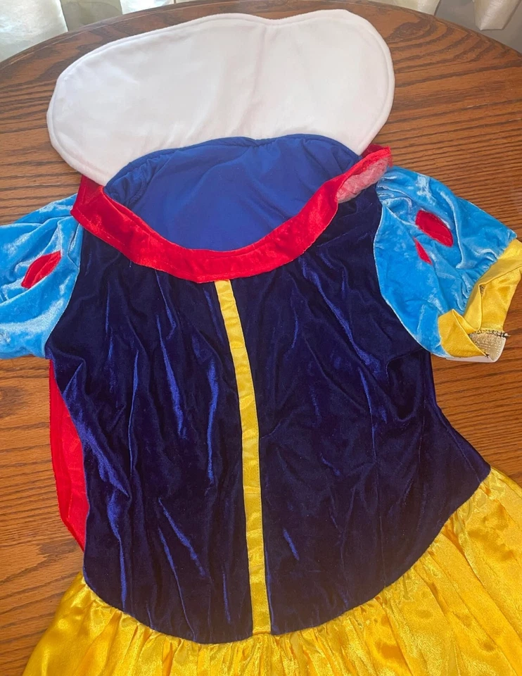 Snow White Women Costume Dress w/Petticoat & Headband , Wig. 2XL. - Image 4 of 4