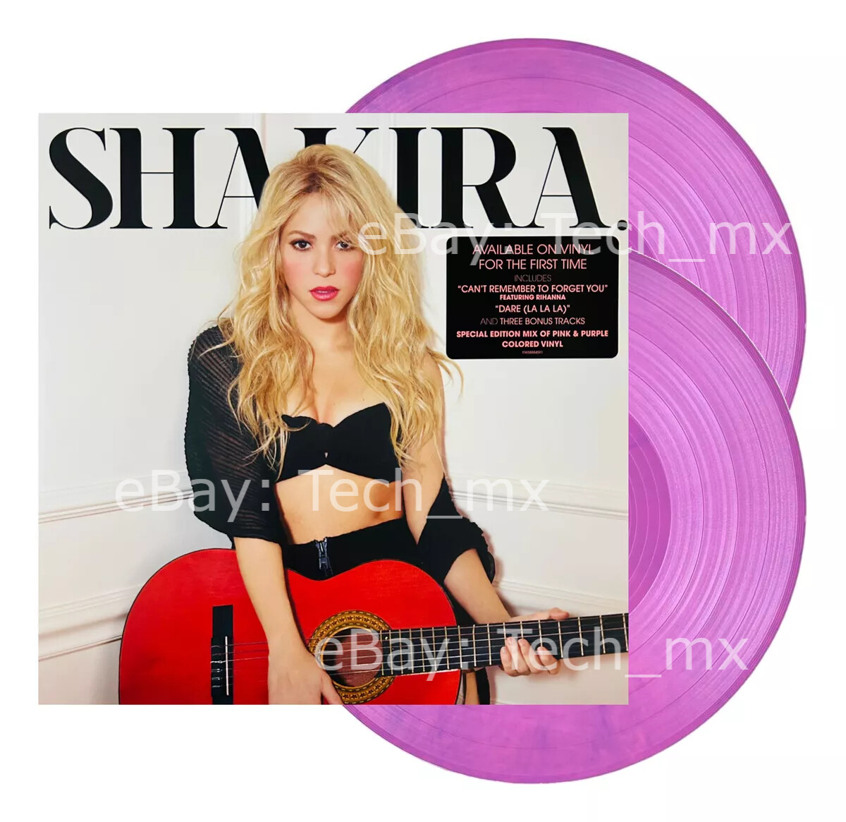 欧2LP Shakira Shakira.　(Pink & Purple Vinyl) 19658884591 RCA 未開封 /00660 Shakira - Shakira [Vinyl] [2LP] [Special Edition, Pink
