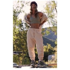 Free People NWT Countdown Quilted Pants in Pink