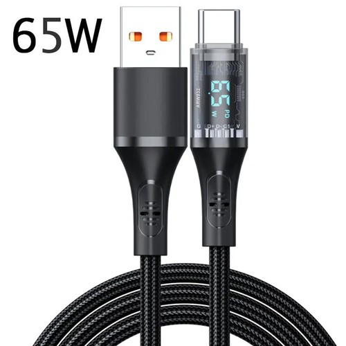 USB C to USB C Cable 100W PD Fast Charging Cord Type-C Charger with LED Display - Picture 12 of 12