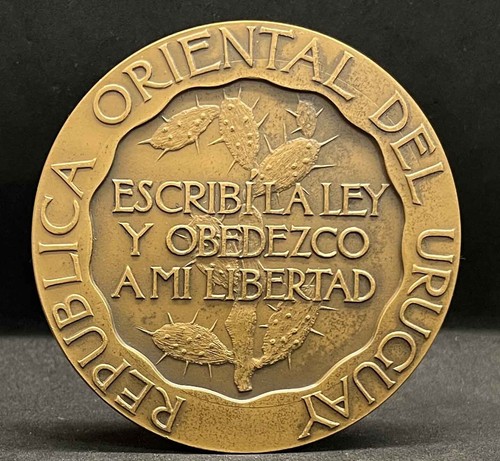 BY ZORRILLA URUGUAY CONSTITUTION 1930 ART NOUVEAU FLYING WOMAN SCARCE BIG SIZE!! - Picture 10 of 15