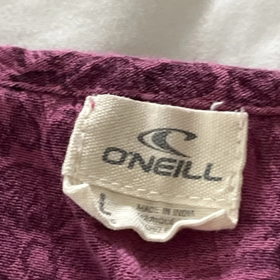 O'Neill Girls Purple LS ILA Kaftan Dress L - Image 2 of 4