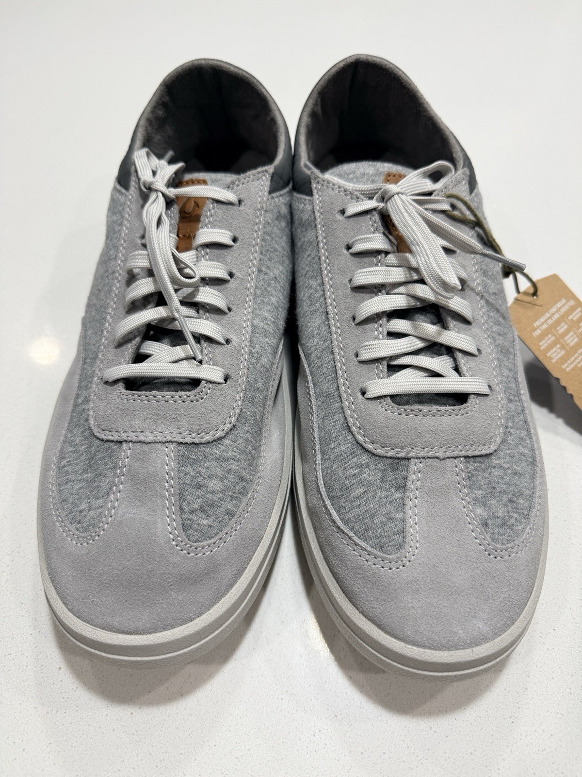 Olukai Men’s Punini Shoes In Poi / Charcoal Size 12 US MSRP $140