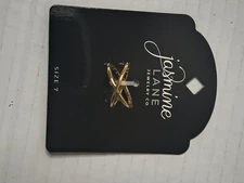 Jasmine Lane jewelry company Kris Kross goldtone ring size 7