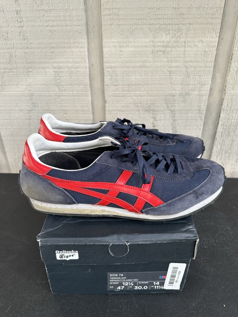 ❀美品 トリーバーチ 紺 ネイビー レッド 23cm 6 フラットシューズ Onitsuka Tiger EDR 78 Midnight Classic Red Sneakers Size 12.5 US