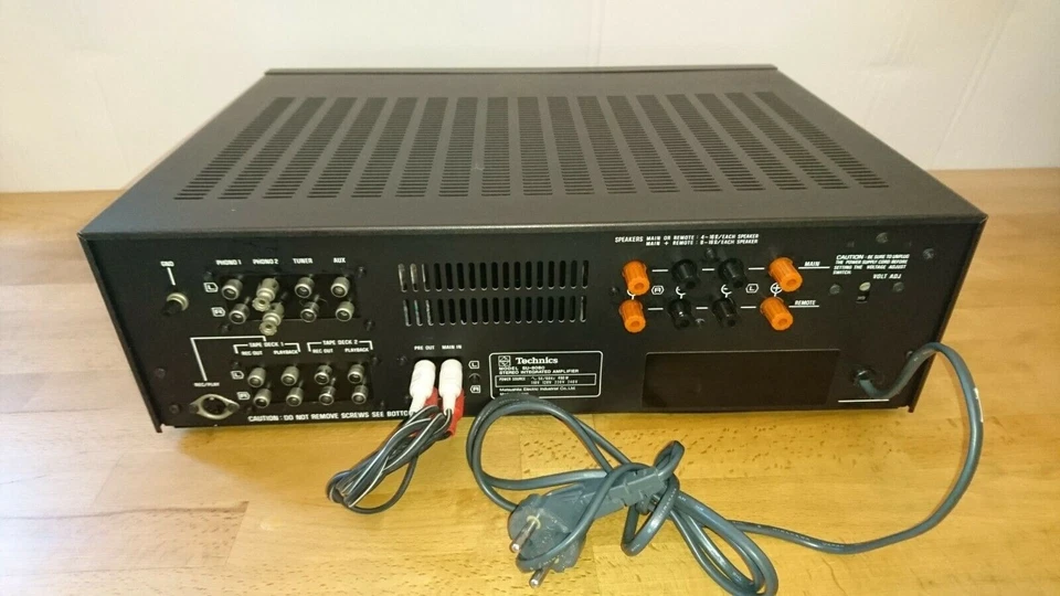 Technics SU-8080 Amplificatore Amplificatore Amplifier Poweramp Stereo Hifi - Immagine 3 di 4