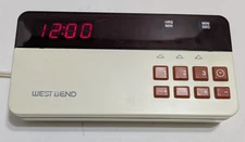 West Bend Model 40001 Triple Timer Plus (Clock/Timer) Darkroom or Kitchen